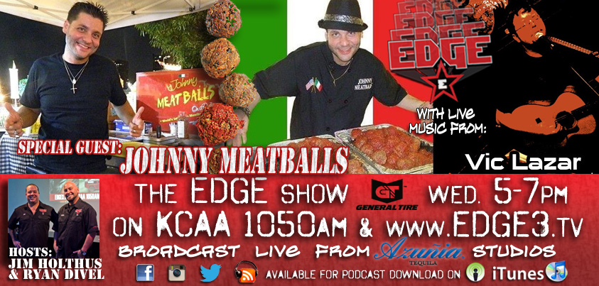Edge radio Johnny Meatballs graphic